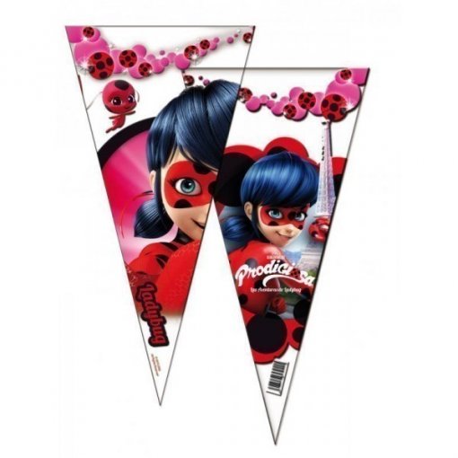 6 Sacos Triangular Ladybug