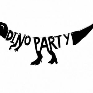Bandeirola Decorativa Dinossauro