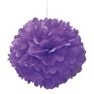 2 PomPom Violeta 40cm