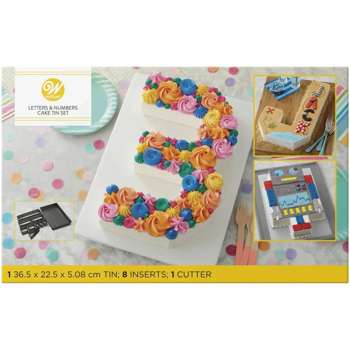 Forma Bolo para Letras e Números Wilton - Image 2