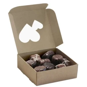 Caixa Coração para 5 Brigadeiros