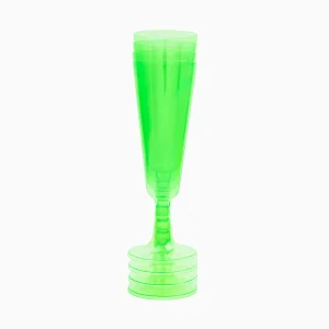 4 Taças Flute Verde 150cc