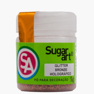 Glitter/Púrpurina Bronze 3D Sugar Art 5g