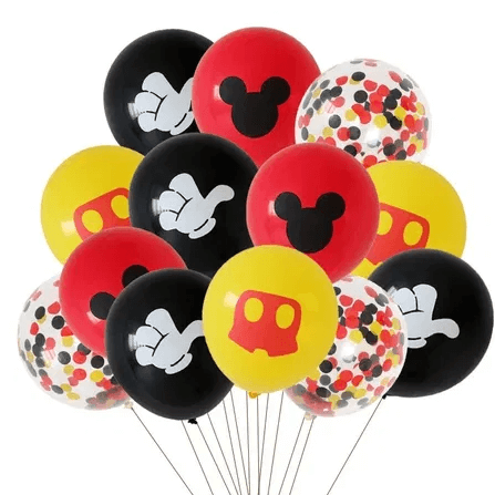13 Balões Látex Mickey 30cm