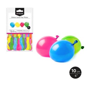 100 Balões Látex para Água 10cm