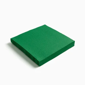 50 Guardanapos Papel Verde 25cm