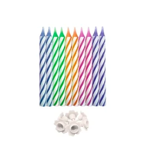 10 Velas Mágica Coloridas