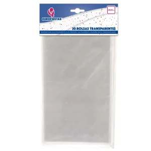 20 Sacos Transparentes 30cmx15cm