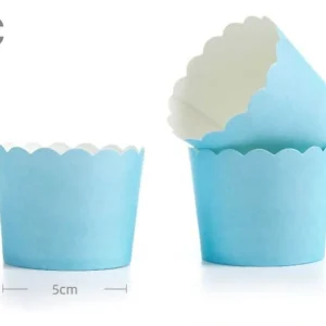 12 Formas Assar Cupcake Azul