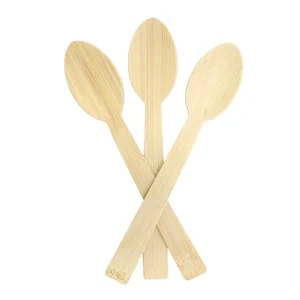 5 Colheres de Bambu 16cm