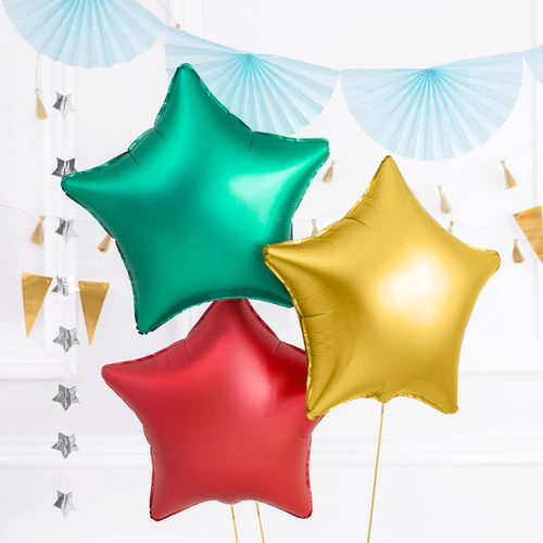 Balão Foil Estrela Rosa 45cm - Image 3