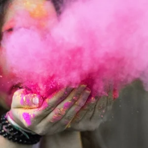 Pó Holi Rosa para Chá Revelação