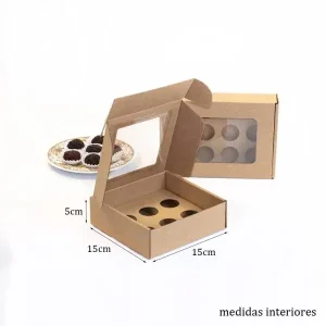 Caixa Craft 6 Brigadeiros C/Visor