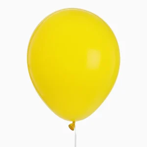 10 Balões Látex Amarelo 30cm