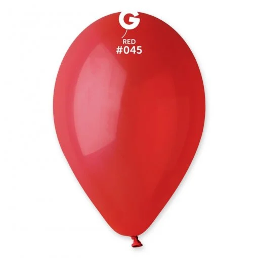 100 Balões Látex Vermelho 30cm (Gemar)