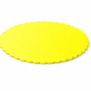Base para Bolo Amarelo Neon 25cm