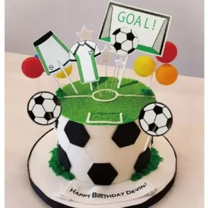Topo de Bolo Simples Futebol