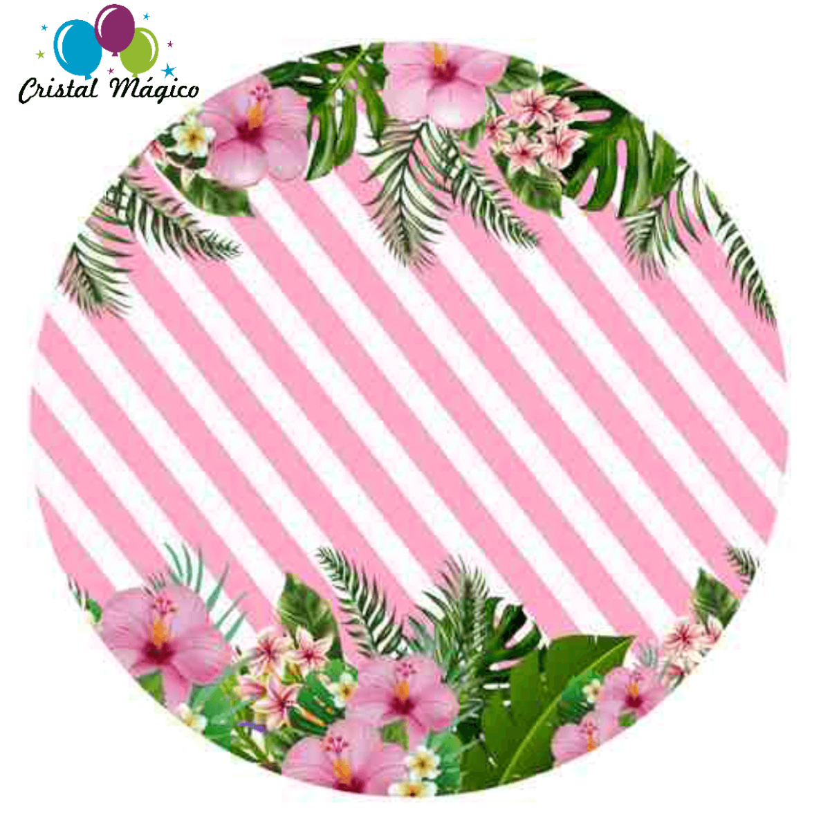Painel Tecido Sublimado Floral 200cm - Image 2