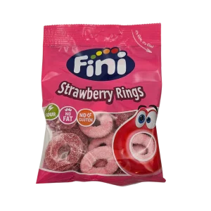 Gomas Fini Strawberry Rings 90g