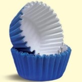 100 Forminhas Azul nº4