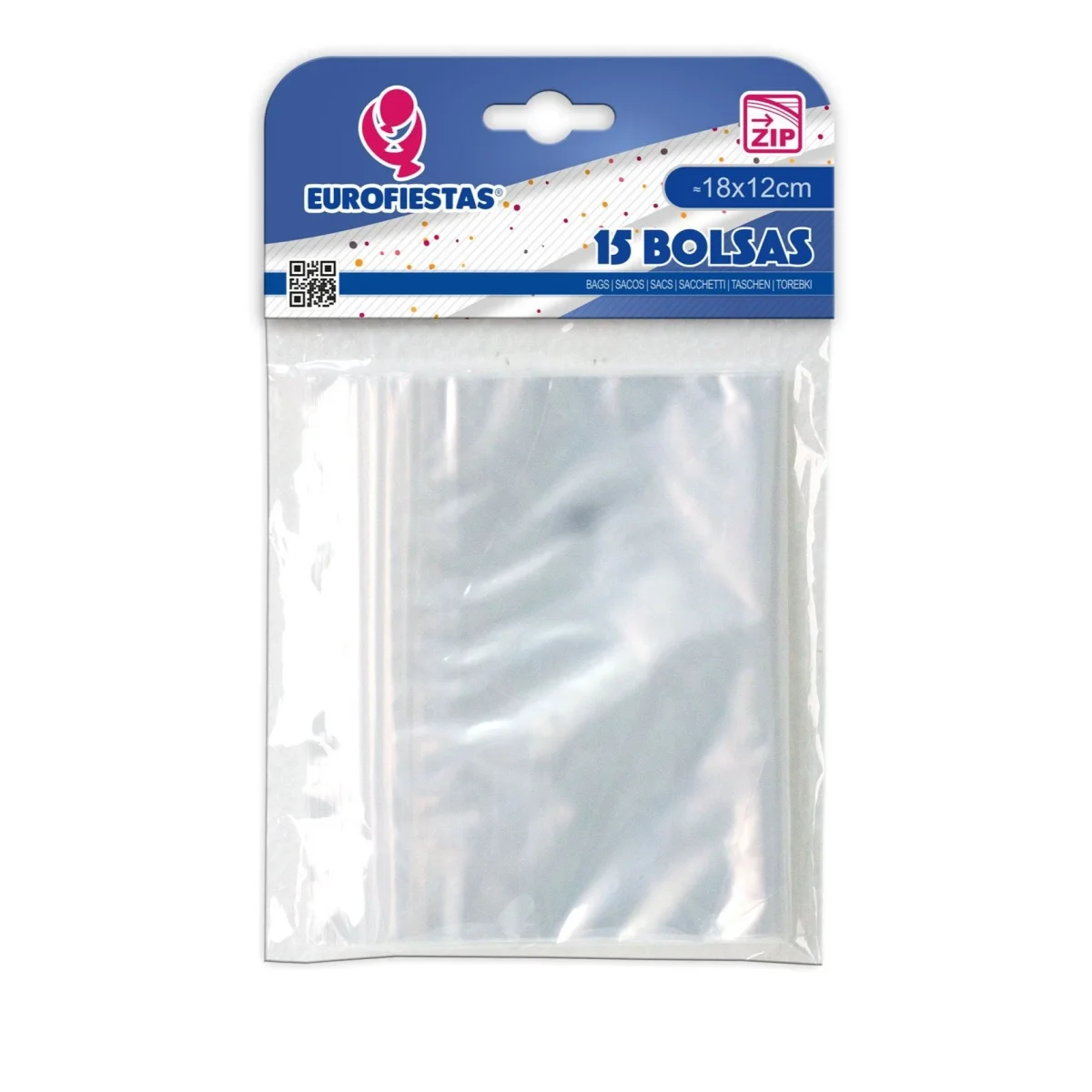 20 Sacos c/Zip 18cmx12cm