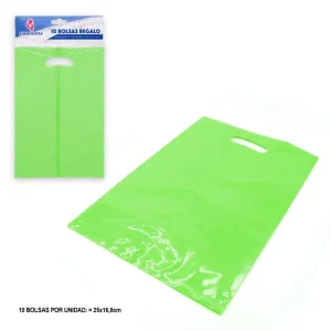 10 Sacos de Lembranças Verde 16cmx24cm