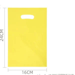 10 Sacos de Lembranças Amarelo 16cmx24cm