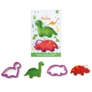2 Cortadores para Bolacha Dinossauros